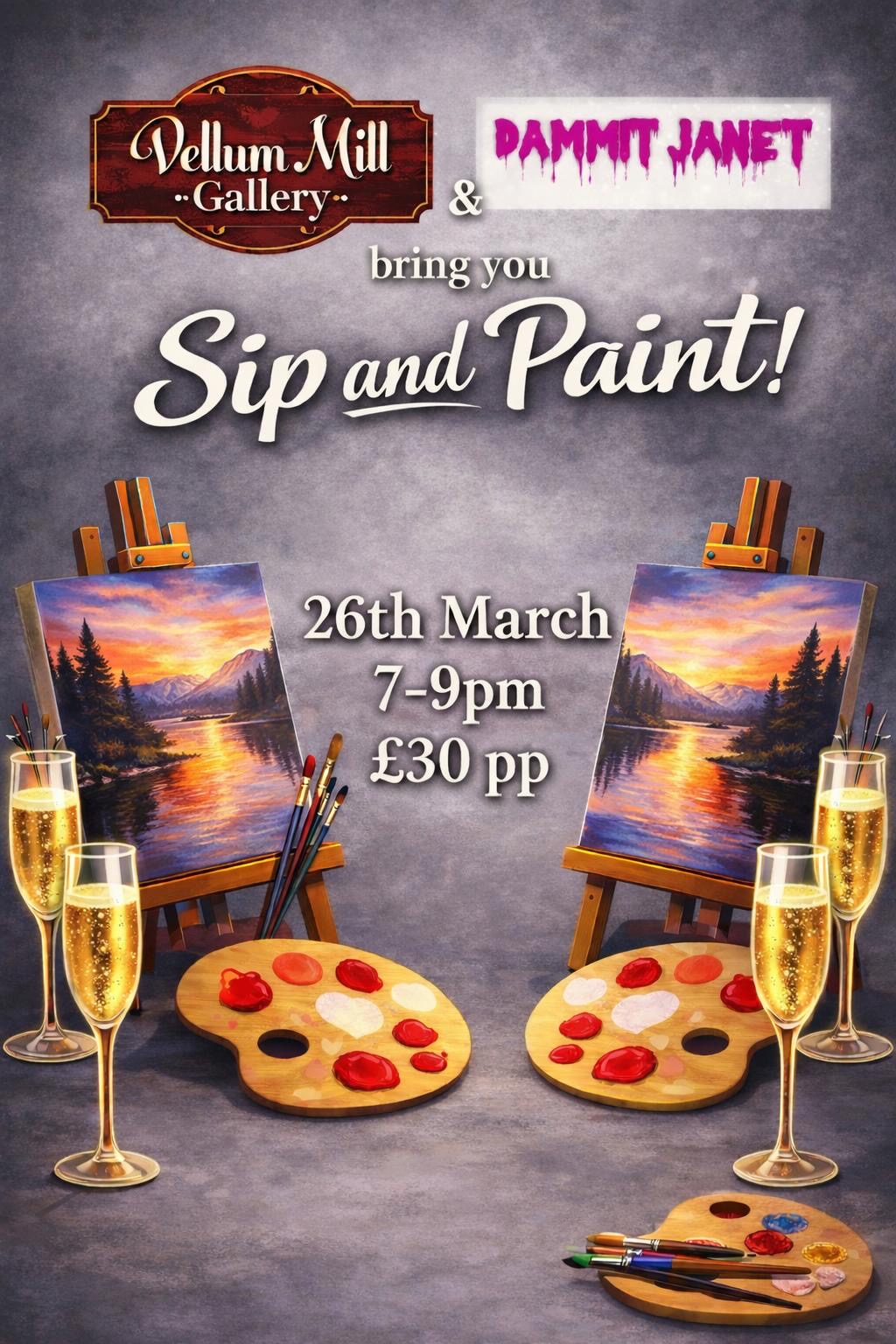 Sip & Paint Workshop 26th March 2026