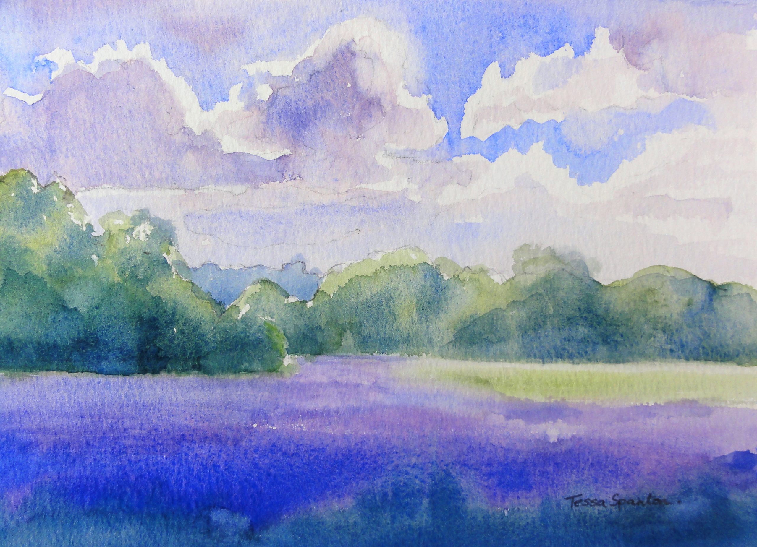 Lavender Time - Sip and Paint in Watercolour - Thursday 16th July