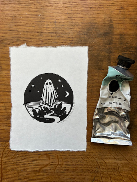 Linocut Workshop - Halloween theme - Wednesday 28th October