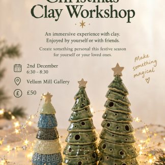 Christmas Clay Workshop - Wednesday 2nd December 2026